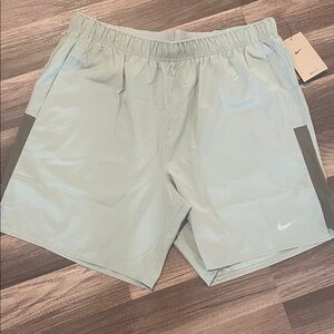 Nike Pale Green challenger shorts